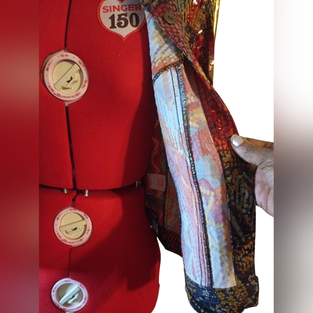 Ruby Rd. Multicolor Abstract Jacket 10p - image 6